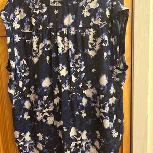 High low sleeveless top